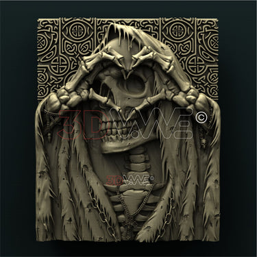 LOVE SKULL 3D STL 3DWave